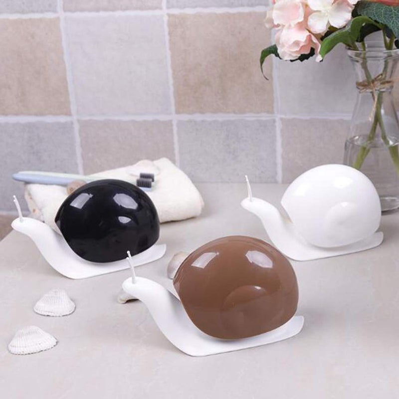 TabEnter Cute Snail Soap Dispenser for Kitchen Bathroom etc. (120ML) (Black) - Image 2